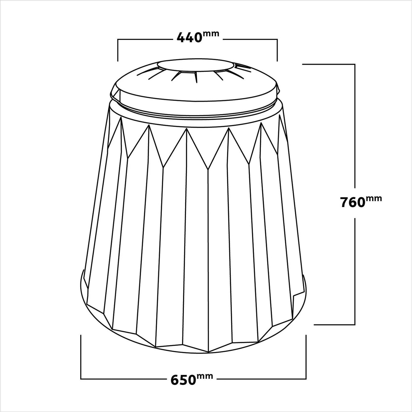 Tumbleweed 150L Gedye Compost Bin - Urban, Portable, Odorless, Fast Composting