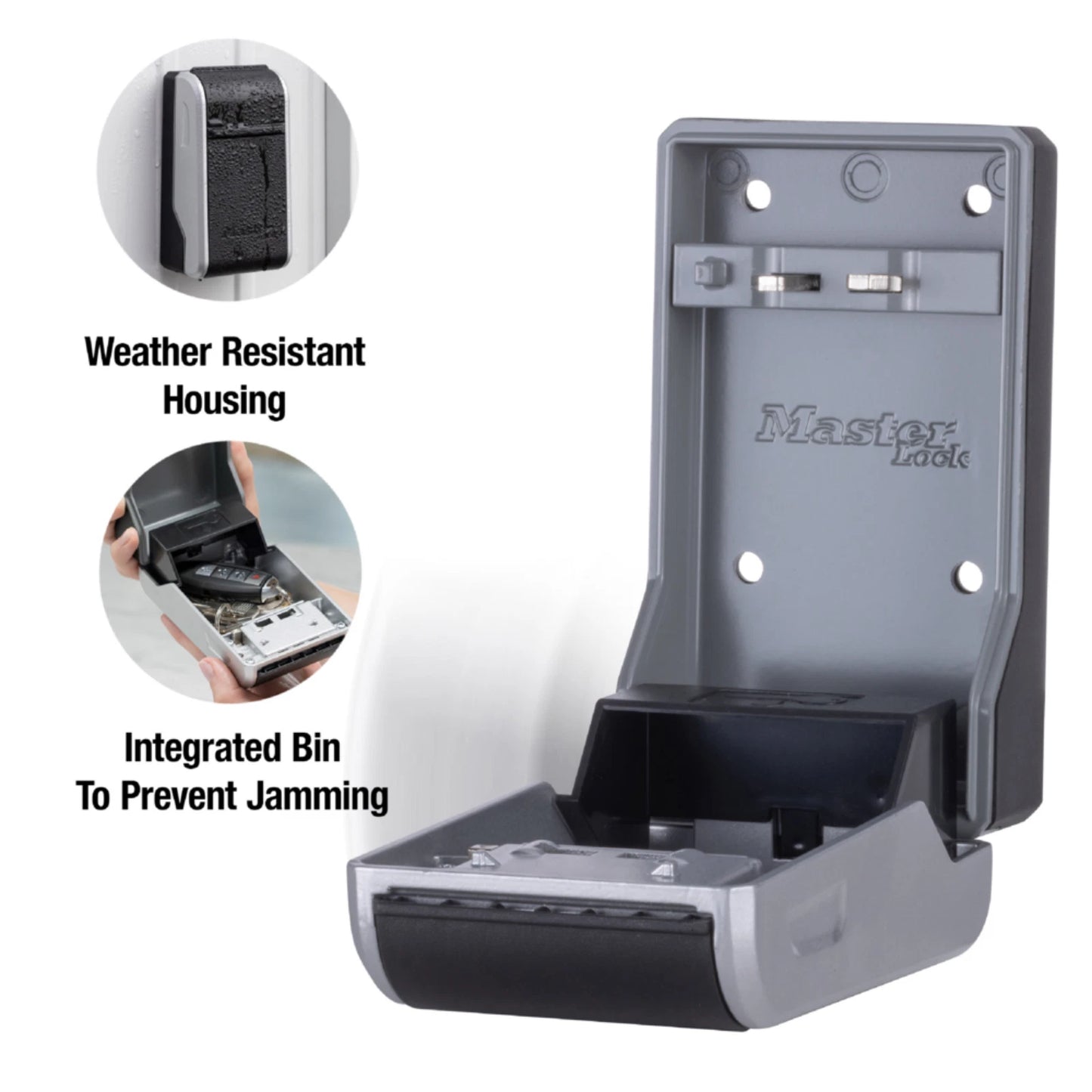 Master Lock Wall Mount Key Safe - Durable, 10 Key Capacity, Customizable Combination