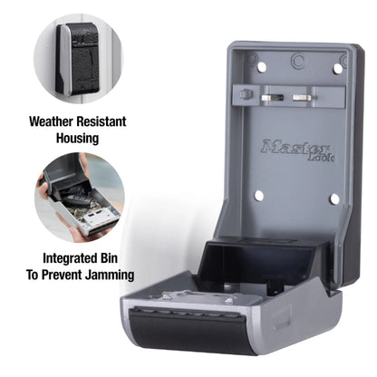 Master Lock Wall Mount Key Safe - Durable, 10 Key Capacity, Customizable Combination