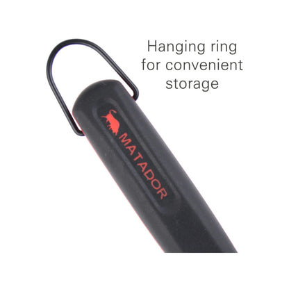 Matador Black Non-Stick BBQ Fork with Tapered Prongs and Contoured Heat-Resistant Handle