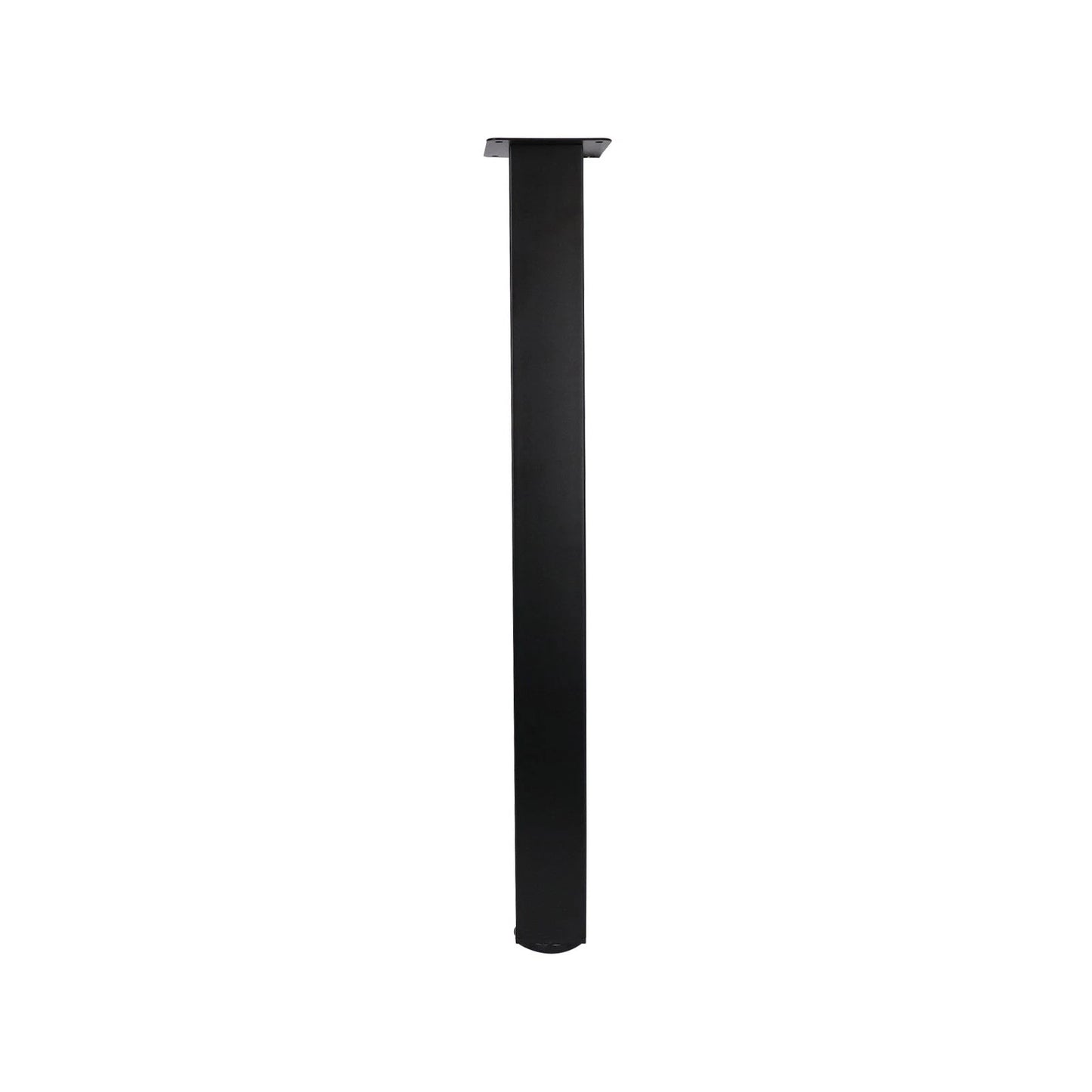 Adoored Black Metal Furniture Leg 60x710mm - Easy Install, Durable Steel