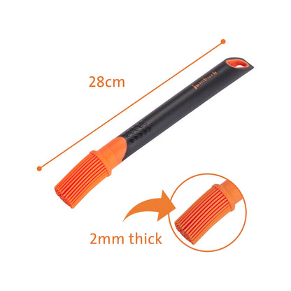 Jumbuck Basting Brush - Heat-Resistant Silicone Bristles, Ergonomic Handle, Dishwasher Safe