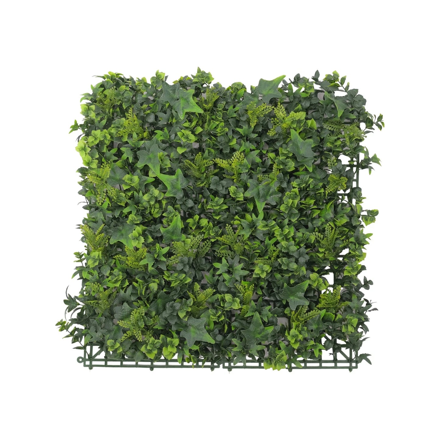 UN-REAL 50x50cm English Elm Artificial Hedge Tile, UV Resistant, Low Maintenance, Indoor/Outdoor