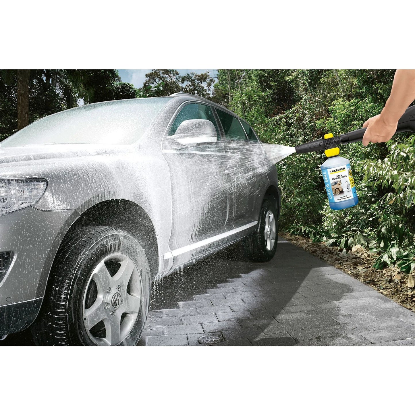 Karcher FJ 10 C Foam Nozzle with Ultra Foam Cleaner, Adjustable Detergent & Jet, K2-K7 Compatible