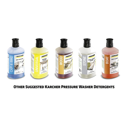 Karcher 1L Stone High Pressure Cleaner - Algae & Dirt Removal, Weather Protection, Versatile Use