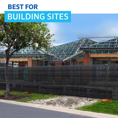 Coolaroo Black 1.83x10m Light Duty Shade Cloth 70% UV Block, Breathable, Durable HDPE