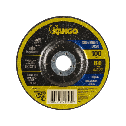 Kango 100mm Grinding Disc, Inox, Aluminium Oxide, Low Thermal Load, Angle Grinder Compatible