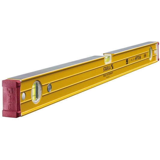 Stabila 800mm Trade Spirit Level, Aluminium, Shock-Absorbing, Precision Vials, Durable