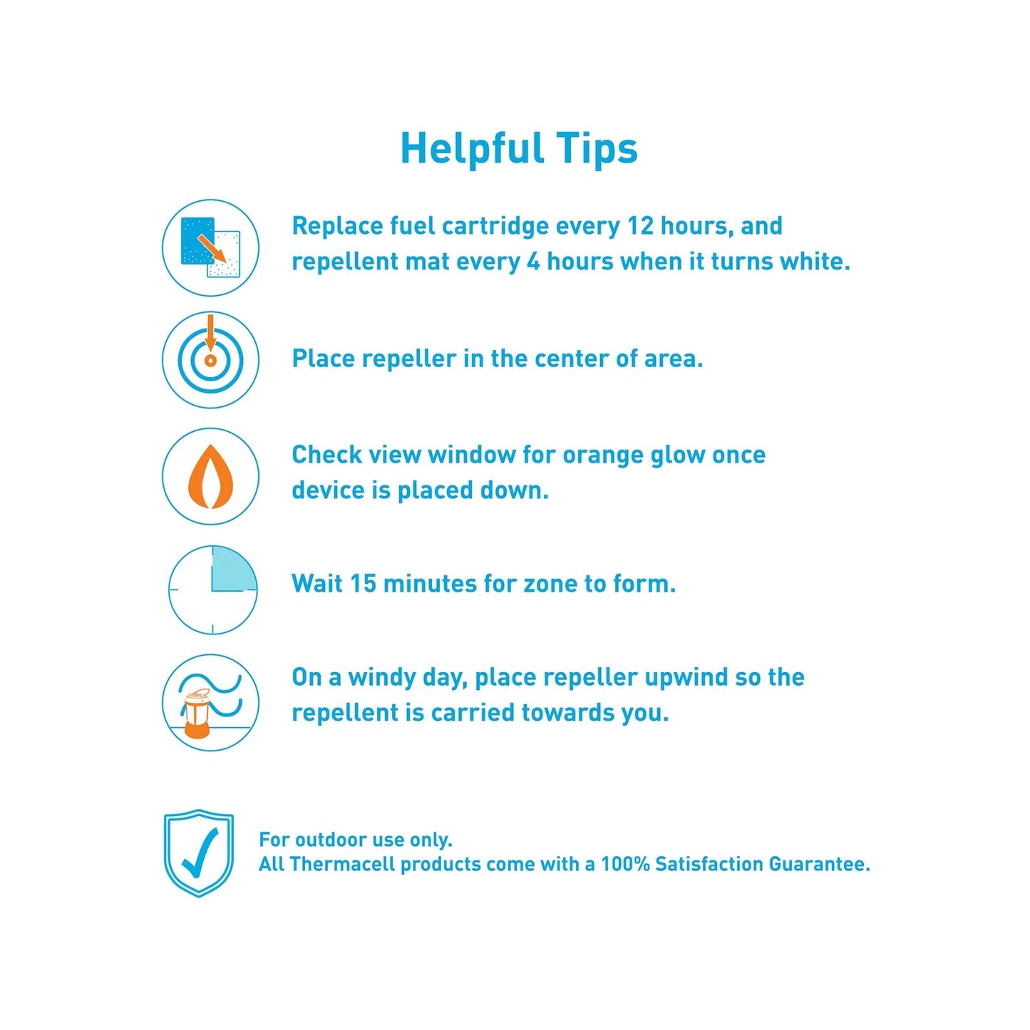 Thermacell Bristol Repeller Lantern - 98% Effective Mosquito Protection, Dual Function, 21m² Coverage