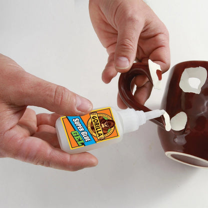 Gorilla 20g Super Glue Gel, Fast-Drying, Impact-Resistant, Versatile Bonding