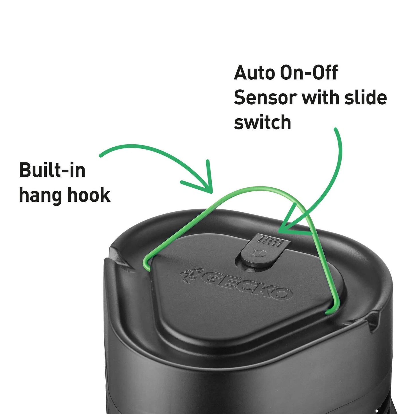 Gecko Medium LED Zapper - Energy Saving, 30m Coverage, Weatherproof, Auto On-Off