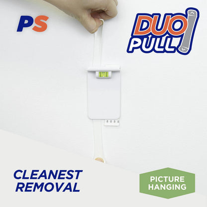 Permastik Extra Large Canvas Hangers 2 Pack, Self-Adhesive, Holds 3.5kg, No Drilling Required