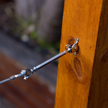 Taskmaster 3mm Stainless Steel Jaw and Jaw Bottlescrew for Wire Tensioning and Balustrading