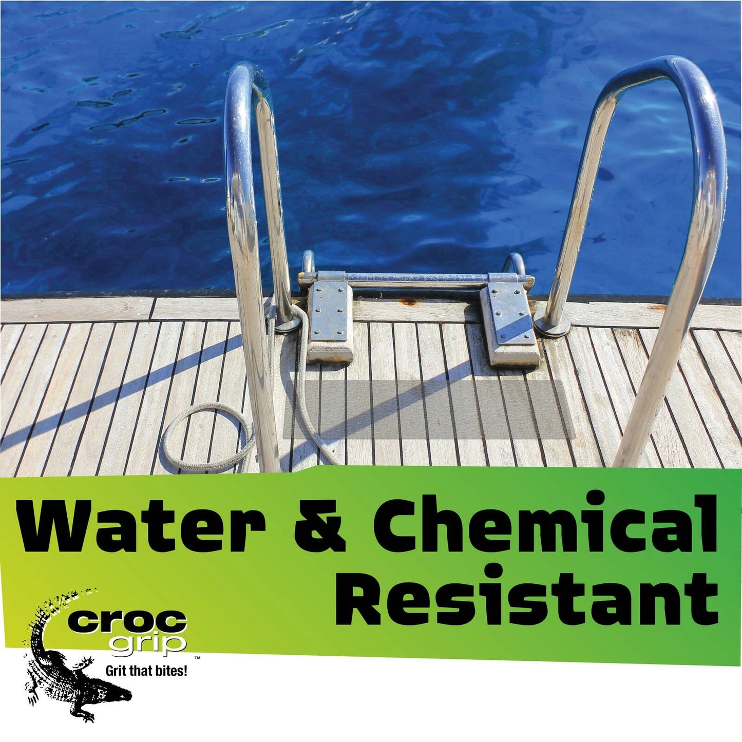 Croc Grip Clear XL Soft Textured Anti-Slip Step 500mm x 150mm Indoor/Outdoor Vinyl