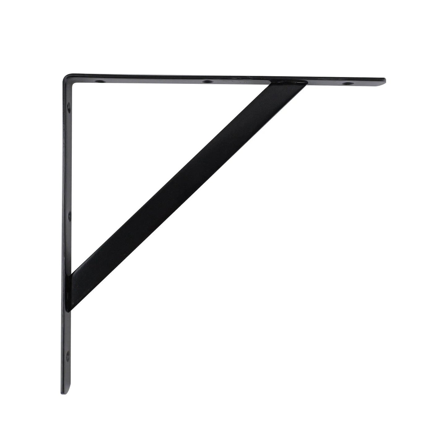 Carinya Black Heavy Duty Bracket 300x300mm, 125kg Load, Powder Coated Steel