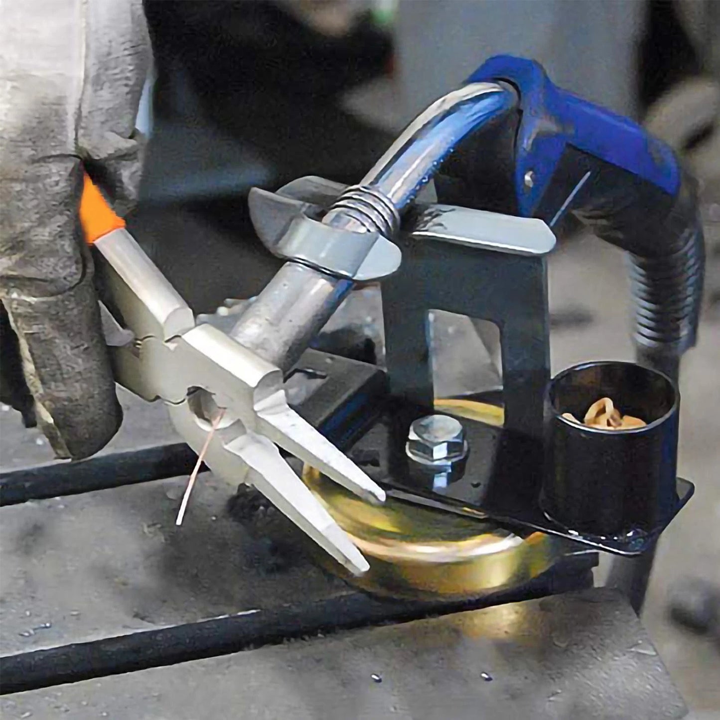 Craftright MIG Welding Pliers 215mm, Carbon Steel, Soft Grip, Spring Action