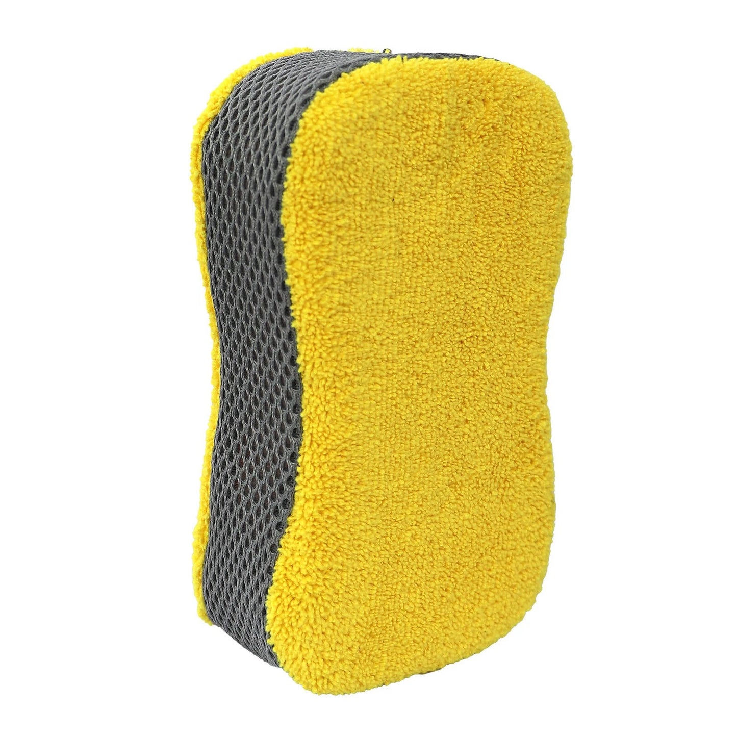 MR CLEAN Double Sided Microfibre Car Sponge, Non-Scratch, Machine Washable, Soft Surface