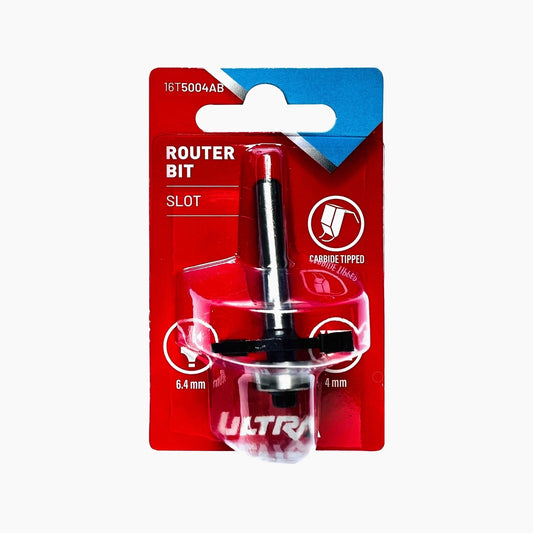 Ultra 6.4 x 4mm Tungsten Carbide Slot Router Bit, Universal Fit, Durable, Economical