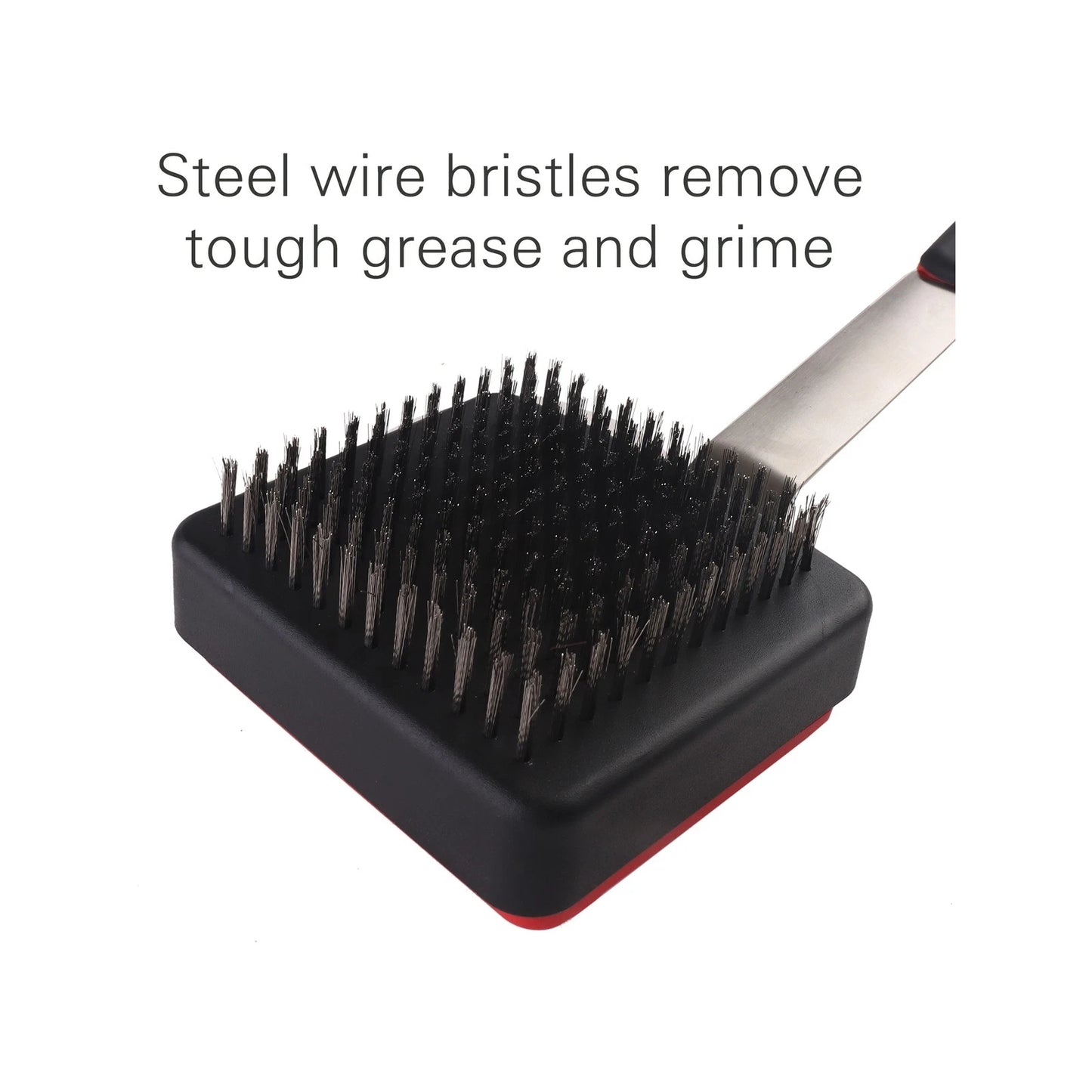 Matador QCT Stainless Steel Bristle Head for Indoor/Outdoor Cleaning, Quick Change System