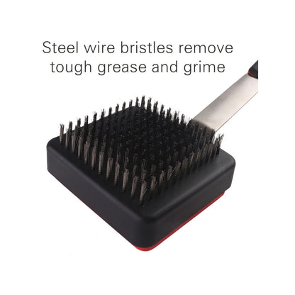 Matador QCT Stainless Steel Bristle Head for Indoor/Outdoor Cleaning, Quick Change System