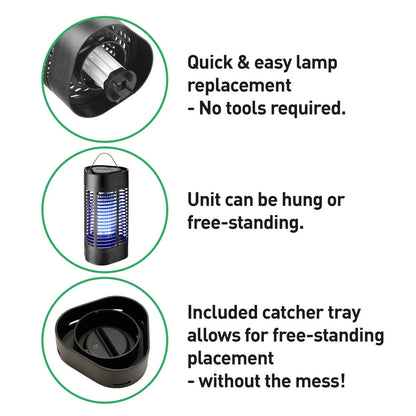 Gecko Medium LED Zapper - Energy Saving, 30m Coverage, Weatherproof, Auto On-Off