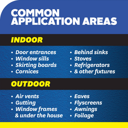 Yates 750ml Home Pest Control Spray - Long-Lasting Indoor/Outdoor Barrier, Targets Multiple Pests