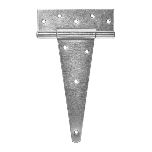 Pinnacle 250mm Zinc Plated Heavy Duty Tee Hinge with Screws for Doors & Gates