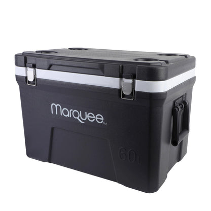Marquee 45L Insulated Hard Cooler with Superior Insulation, Sturdy Handles, and Cup Holders