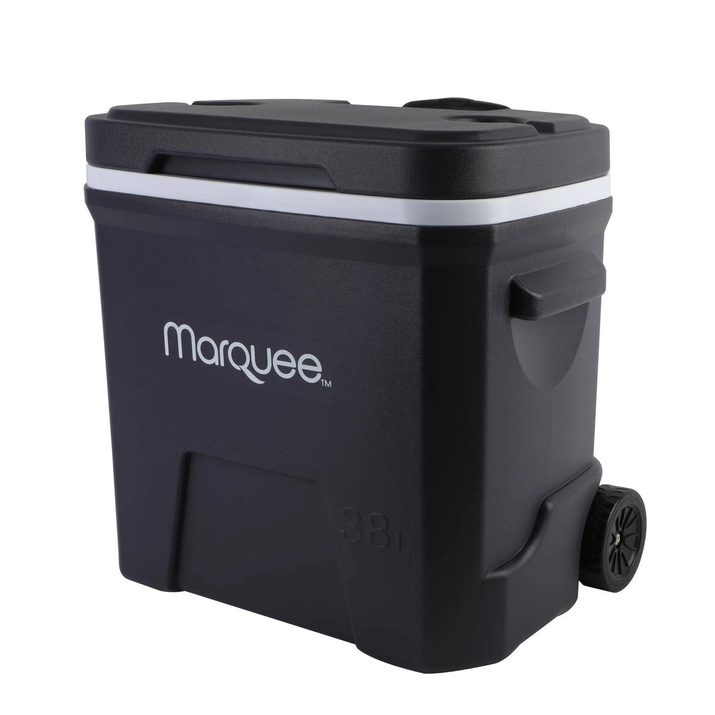 Marquee 38L Wheeled Insulated Cooler with Telescopic Handle & Cup Holders