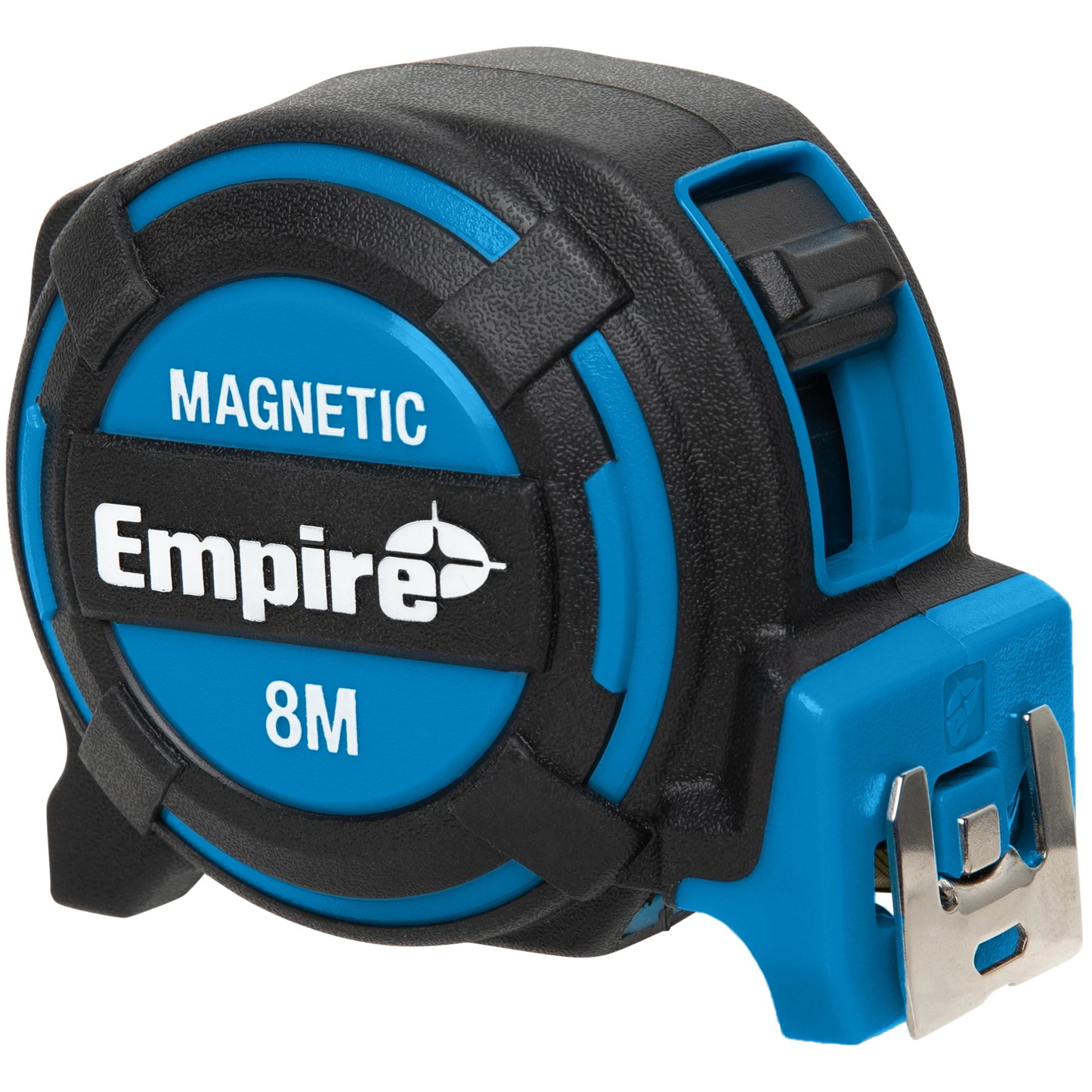 Empire 8m Magnetic Tape Measure with Ergonomic Grip & Double-Sided Easy-Read Blade