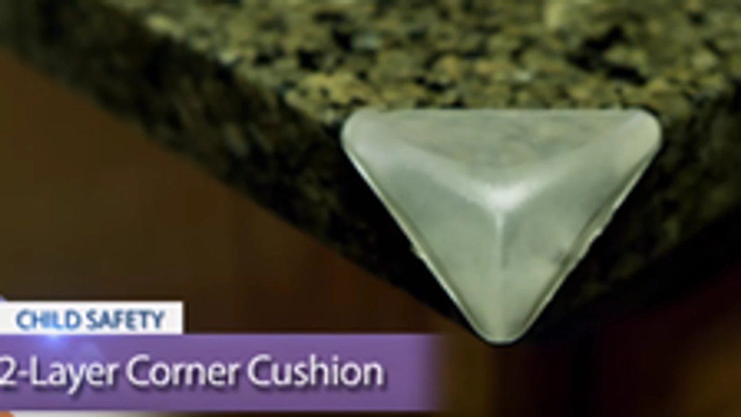 Dreambaby Child Safety Soft Touch Corner Cushions 4 Pack - Extra Soft, Easy Install, Clear