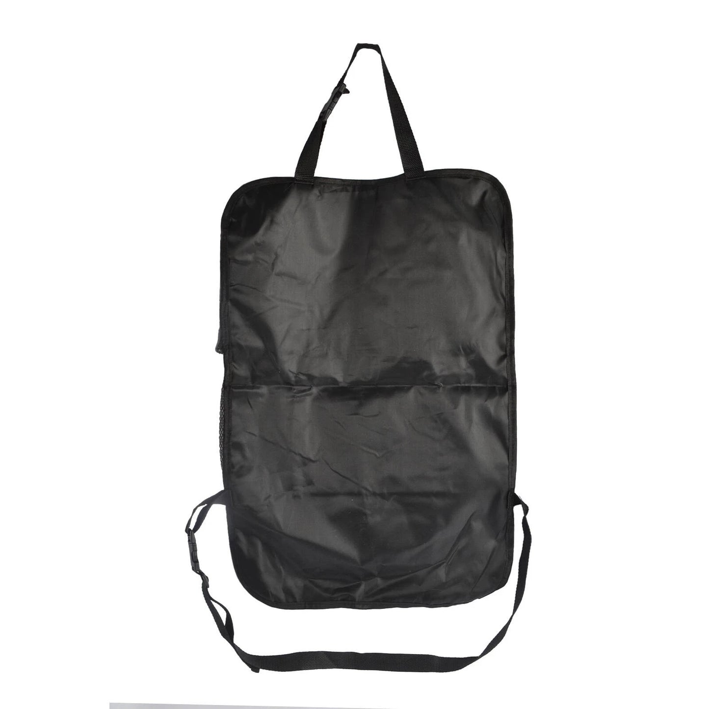 All Set Car Seat Organiser - Black, Spacious Compartments, Collapsible Design