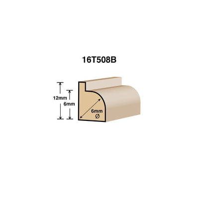 Ultra 6.4 x 6mm Tungsten Carbide Round Router Bit, Universal Fit, Economical Price