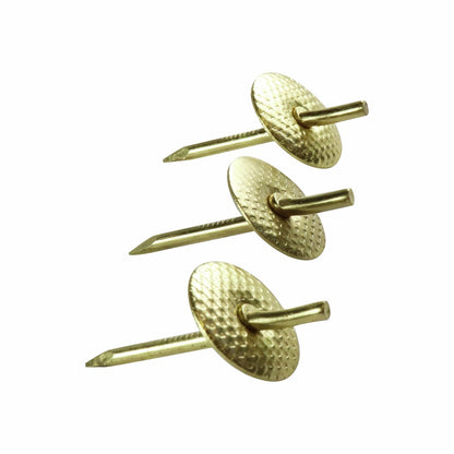 Everhang Brass Plated 24kg Simplicity Hangers - 3 Pcs, Easy Install, Strong Load Capacity