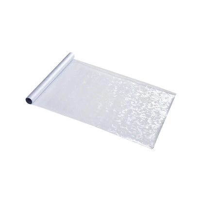 Geo-Holo Static Window Film 0.45x2m, Decorative Holographic Geometric Pattern, Easy Removal