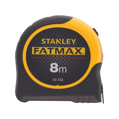 Stanley FatMax 8m Tape Measure, Blade Armor Coating, Wide Blade, Magnetic Tip