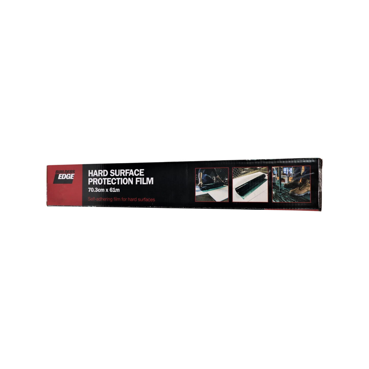 Builders Edge 70.3cm x 61m Hard Surface Protection Film, Liquid Barrier, Anti-Slip, 60 Micron