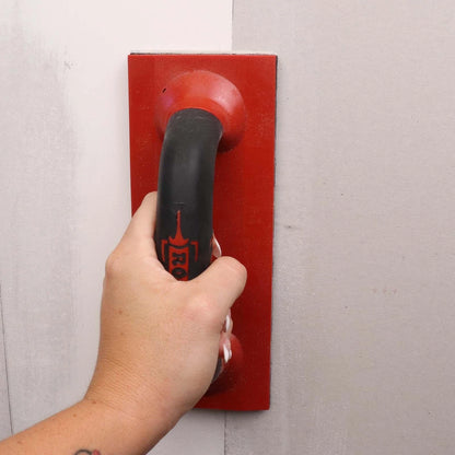 Rocket Hand Sander - Ergonomic Grip, Multi-Surface, Includes Sandpaper Kit