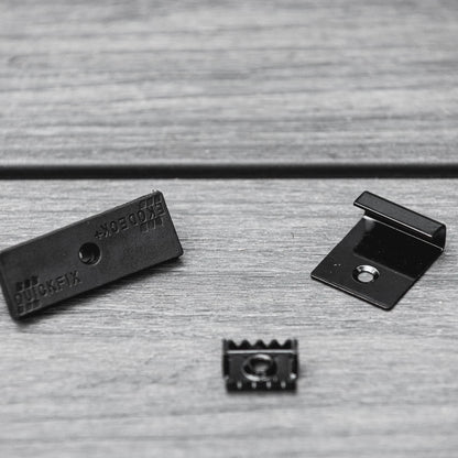 Ekodeck Quickfix 6mm Kit for Metal Joists - 100Lm, Fast Install, Concealed Fixing