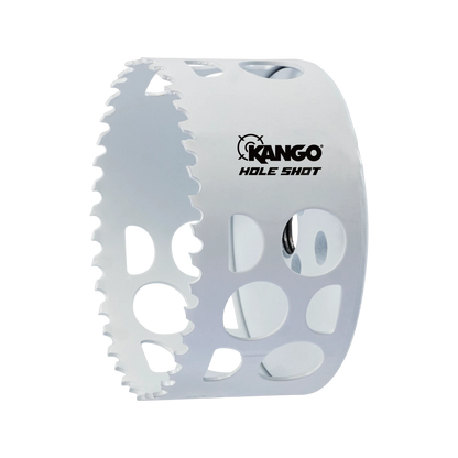 Kango 89mm Bi-Metal Hole Saw with Rapid Removal Slots & Anti-Friction Coating
