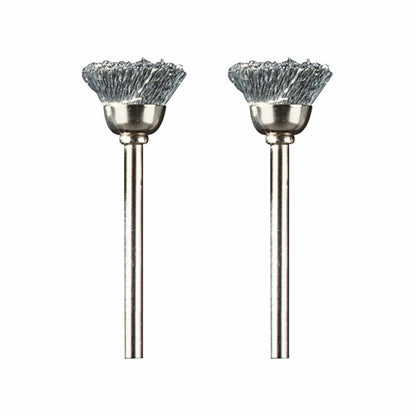 Dremel Carbon Steel Brush 13mm - Rust & Corrosion Removal, 2 Pack