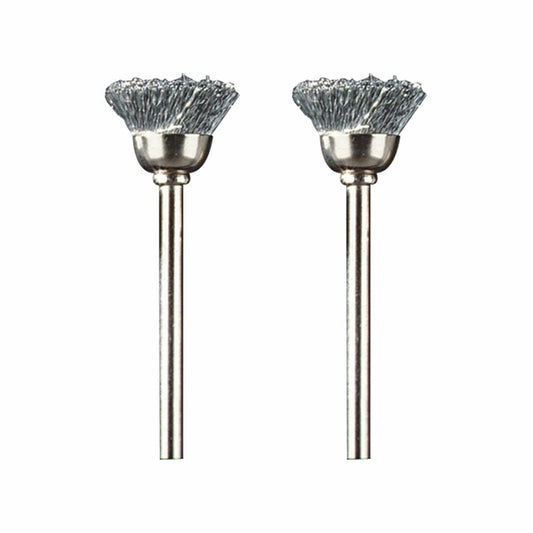 Dremel Carbon Steel Brush 13mm - Rust & Corrosion Removal, 2 Pack
