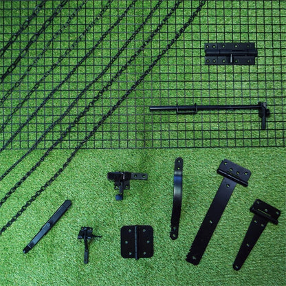 Zenith 200mm Matte Black Slide Bolt - Versatile, Durable, Indoor/Outdoor Use