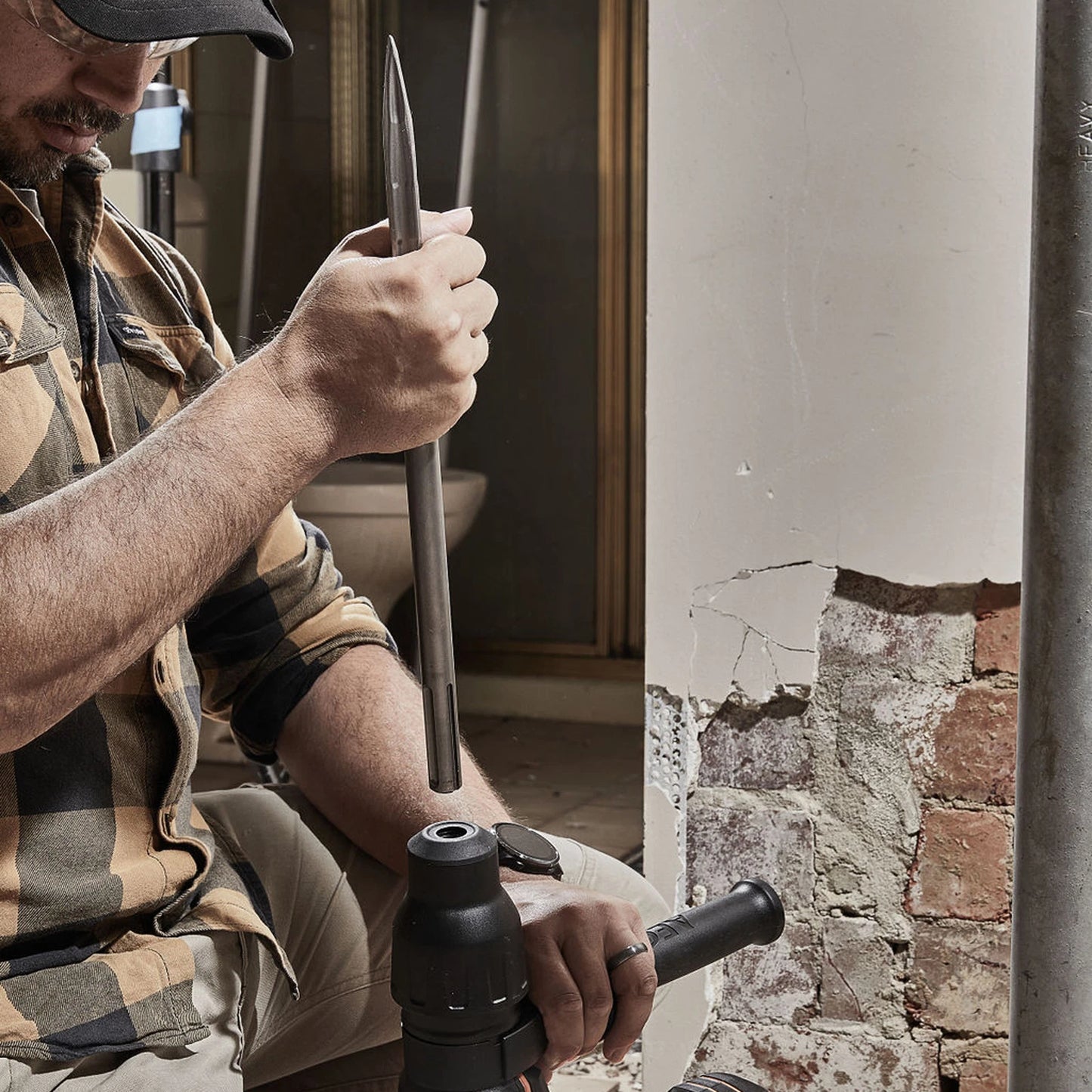 Kango 280mm SDS Max Pointed Chisel for Concrete & Masonry Demolition