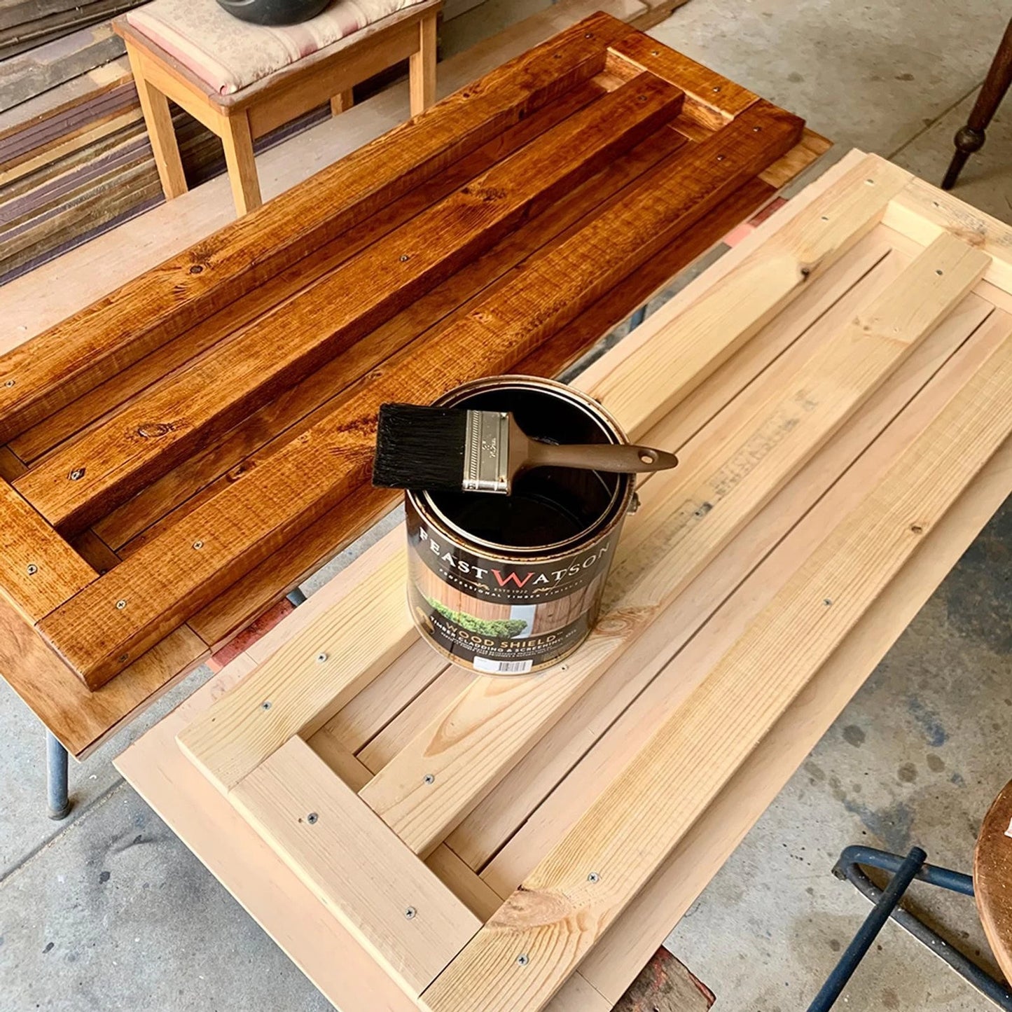 Feast Watson 4L Walnut Wood Shield Oil - Water, UV & Mould Resistant Timber Protection