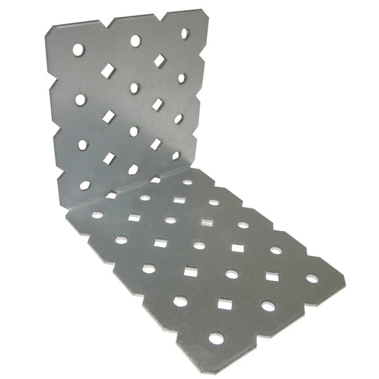 Carinya Galvanised Steel Angle Bracket 80x100x75x2mm - DIY & Versatile Use