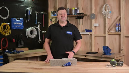 Kincrome EZI-RIV Riveter Drill Attachment, Universal, 4 Nozzles, 1000RPM, Long Nose Design