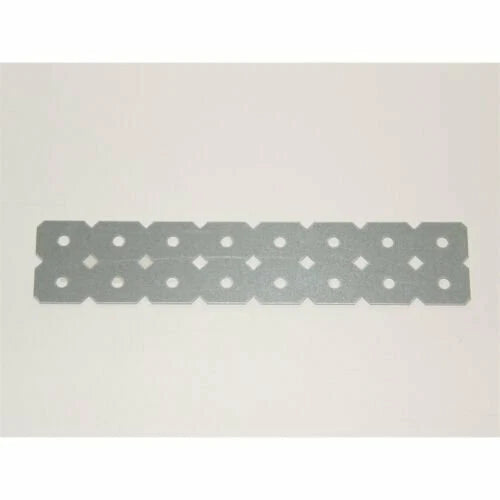 Carinya Flat Make-a-Bracket 40x200x1mm Perforated Steel for Custom DIY Projects