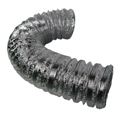 Builders Edge 150mm x 3m Flexible Duct, Aluminium, UL 181 Flame Test, AS4254 Compliant