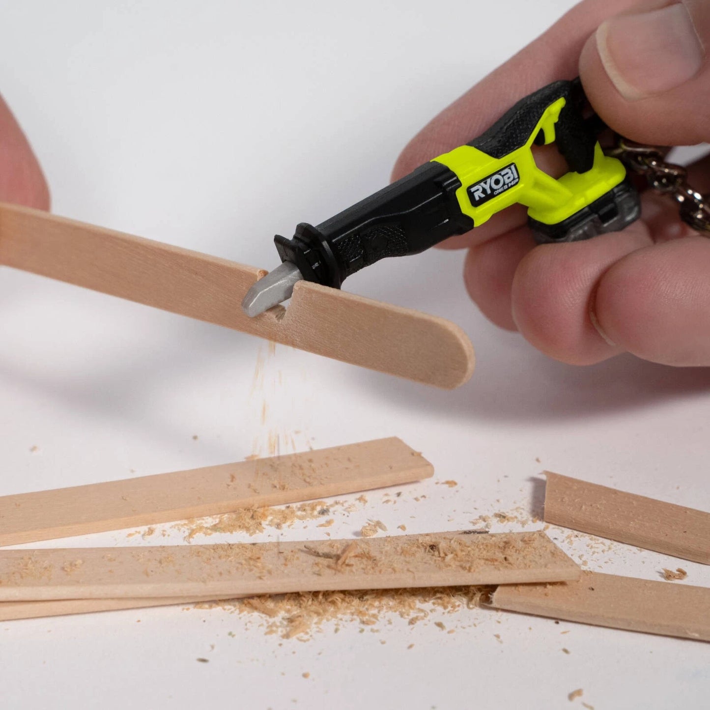 Ryobi MINI Recip Saw Keyring - Eco-Friendly Collectible Tool Replica
